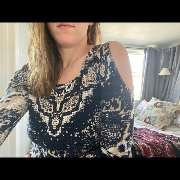 INC International Concepts Tops - INC International Concepts(S) Bare Shoulder Blouse